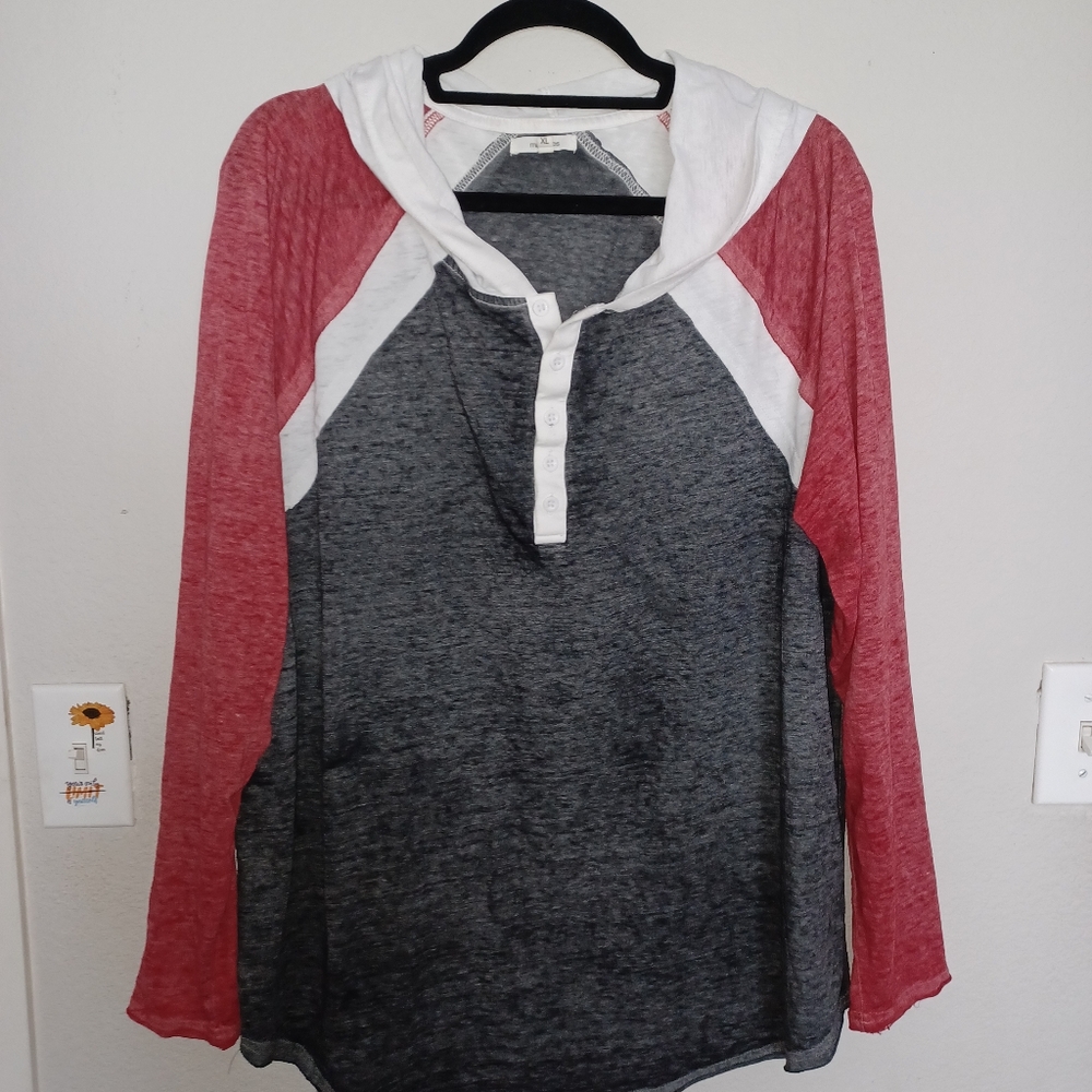 Maurices hooded shirt